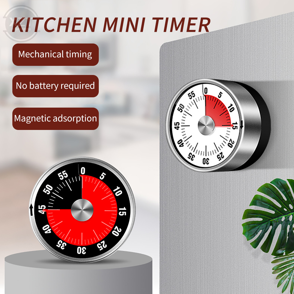 Digital Timer Countdown - Creative Magnetic Stainless Steel Timer Mechanical