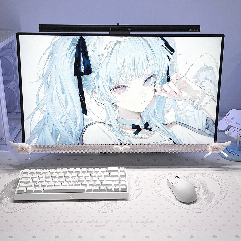 New Screen Decor White Lace Mo - Office Technologies review and price