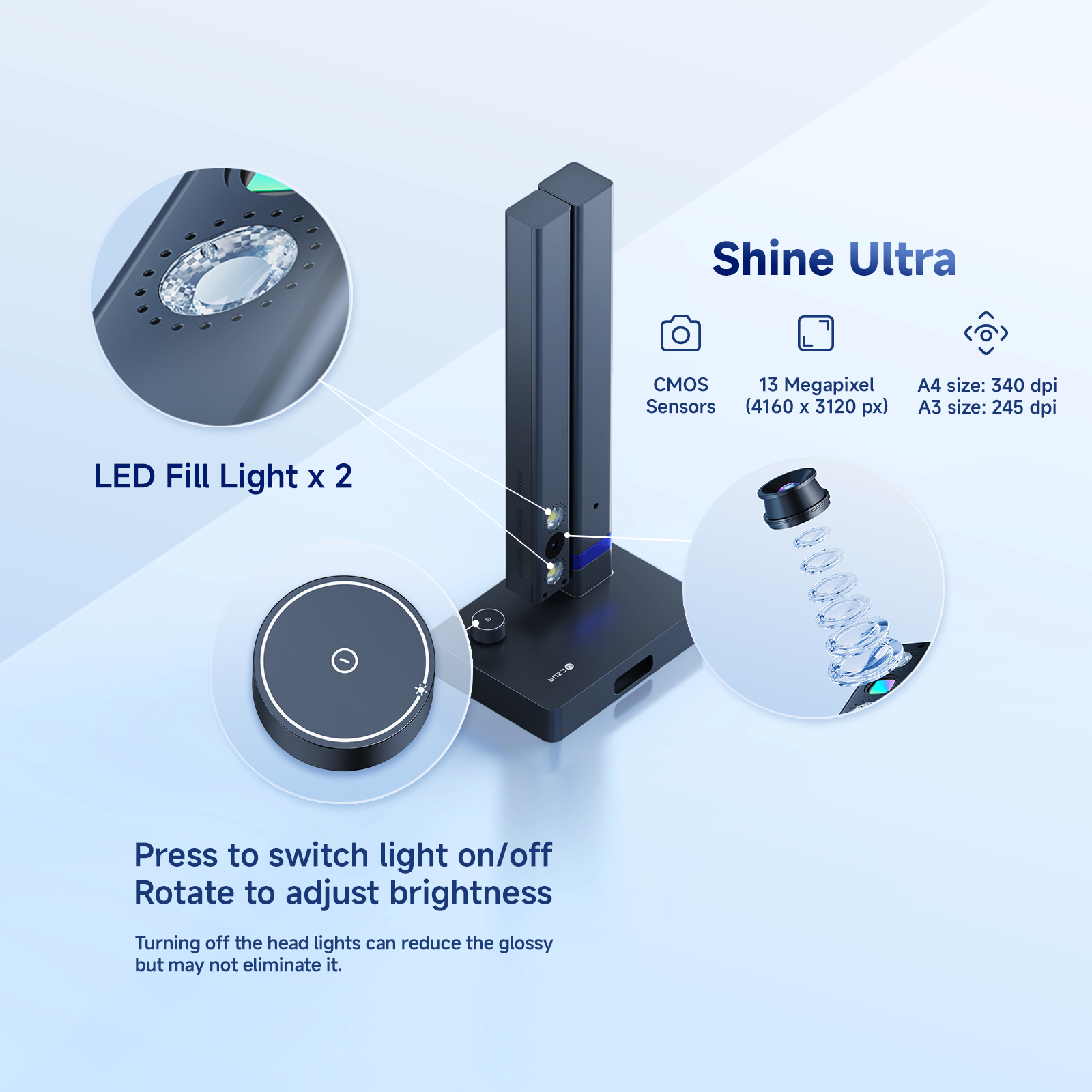CZUR Shine Ultra Portable 13MP - Office Technologies review and price