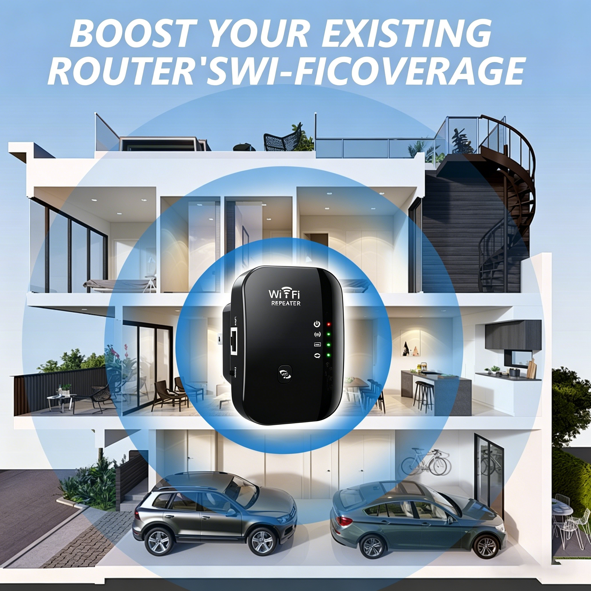 Wireless 300M 2.4GHz WiFi Rang - Office Technologies review and price