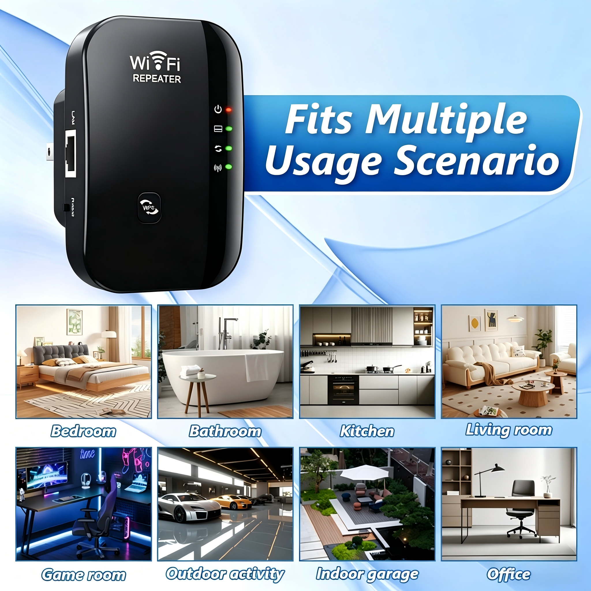 Wireless 300M 2.4GHz WiFi Rang - Office Technologies review and price
